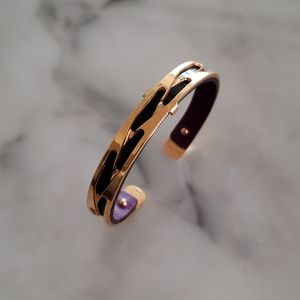 Rose Gold Plated Les Georgettes Cuff Bracelet